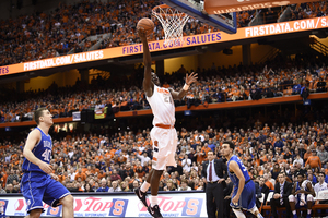 Tyler Roberson and the Orange will have to contend with a hot Duke team on Wednesday night.