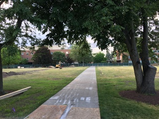 The Quad improvement project is almost complete, Pete Sala, vice president and chief campus facilities officer, said in a construction update sent on July 11, 2016. The fencing around the Quad will be taken down on July 22. Photo taken July 15, 2016
