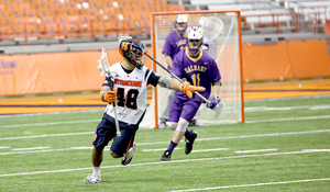 Sergio Salcido has scored three goals in Syracuse's first two games. As a first-year starter, he's grown offensively.