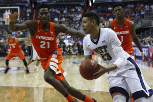 Cameron Johnson scored 24 points on 8-of-16 shooting from the floor and grabbed six rebounds. Johnson also hit 4-of-11 shots from beyond the 3-point arc. 