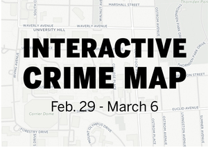 See what crimes happened in the university area this week.