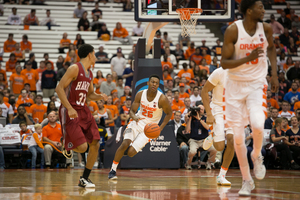 Tyus Battle impressed in his Orange debut. The freshman scored 16 points.