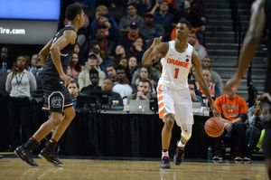 Syracuse struggled against South Carolina's suffocating defense on Saturday, scoring only 50 points in the game. 