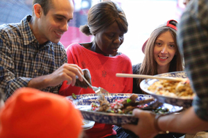 Among the tour stops is the teaching restaurant With Love, Pakistan on North Salina street, run by Sarah Robin, an Onondaga Community College student and refugee from Pakistan.