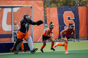 van der Velde made four saves against No. 24 Pacific in SU's 3-0 shutout win.