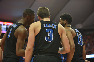 Grayson Allen couldn't lead Duke to a win in the Carrier Dome last season, but will have a chance to top the Orange on Saturday evening.