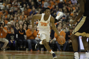 Syracuse guard Tyus Battle led Syracuse with 19.2 points per game. 