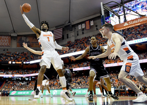 Quincy Guerrier scored zero points and recorded two turnovers in a sluggish Syracuse win