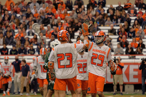 Stephen Rehfuss tallied seven assists against Johns Hopkins, the second time this season he's tallied that number in a game.