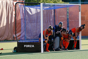 Syd Taylor, pictured in goal last season, made a career-high seven saves in Syracuse's win against Wake Forest on Monday.