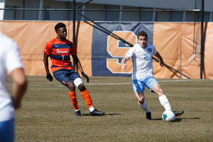 Deandre Kerr scored Syracuse's only goal of the game in the second minute.