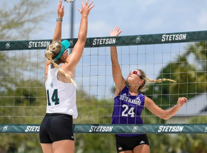 Kendra Lukacs decided to make the switch to beach volleyball despite little experience. Her willingness to try new things led to her playing professionally.