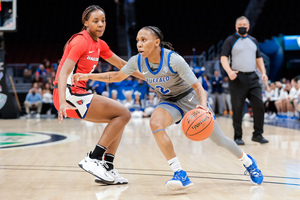 Dyaisha Fair finished last season at Buffalo fourth nationally in points per game. 