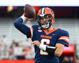 Syracuse quarterback Garrett Shrader missed last week's game against Boston College after an undisclosed injury suffered against Virginia Tech. He has been upgraded to active prior to kickoff against Pittsburgh.