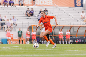 Ashley Rauch’s tip-in goal in the 31st minute spearheaded a dominant first half for Syracuse in its 1-0 win over Binghamton.  