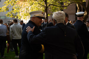 Over 65 community members gathered together for the city of Syracuse's annual 9/11 remembrance ceremony. Attendees observed 17 minutes of silence, marking the exact times the north and south towers of the World Trade Center were hit. 