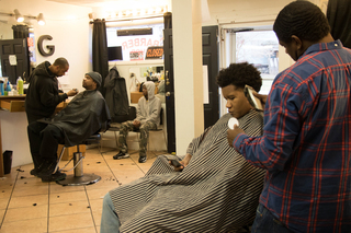 Every Sunday Makhai and his father spend time together. One of their regular outings is the local barbershop for a shape up.