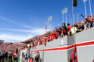 Sophomore Wolfpack back Nyheim Hines gave N.C. State fans plenty to cheer about with his 119-yard, one-touchdown performance. 