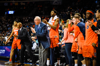 The Orange has played with a narrow bench all season. It became even more narrow when junior center Paschal Chukwu fouled out with more than 16 minutes to play. 