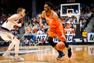 Brissett scored via his jumpshot, drives and back-downs inside the paint. 