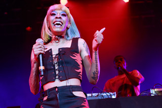 Despite technical difficulties, Rico Nasty still performed the bulk of her set.